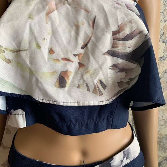 GORGEOUS FLORAL NAVY CO-ORD SET - Picture 6 of 6